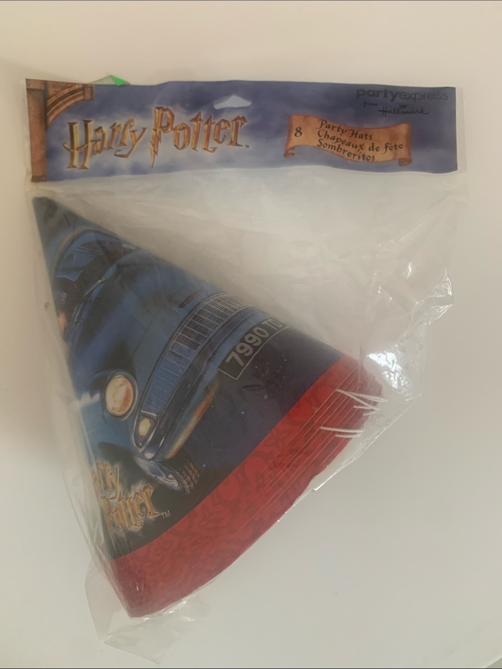 Warner Bros. Harry Potter Blue and Red Party Hats (Pack of 8)